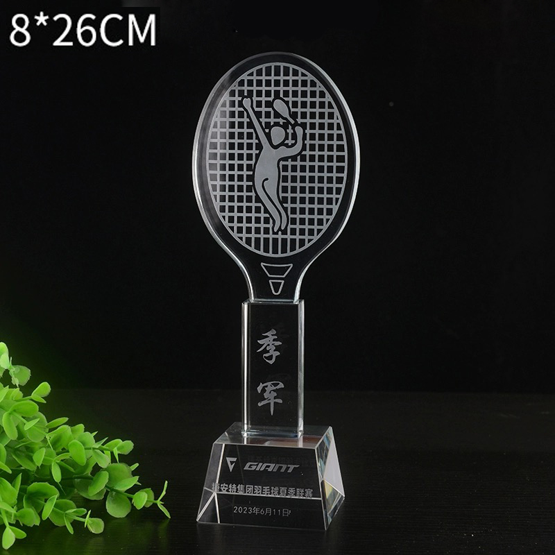 Trofeo di cristallo personaliz - Badminton Europe recensione e prezzo